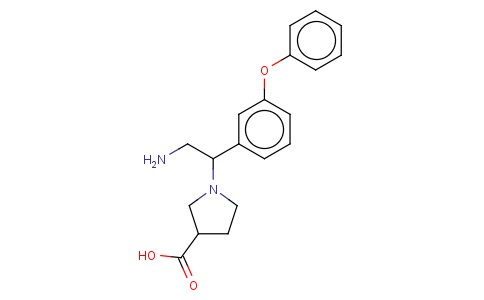 1-[2-AMINO-1-(3-PHENOXY-PHENYL)-ETHYL]-PYRROLIDINE-3-CARBOXYLIC ACID